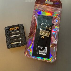 Gold, Cheetah Print, Dog Mom Watch Band Charms